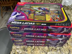 LOT Mega Latias Ex Collection (4 Boxes) Pokemon TCG Factory Sealed Free Shipping - Image 1