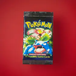 Wizards of the Coast Pokemon TCG 1st Edition (Shadowless) Base Set Booster Pack - Image 1