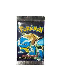 Wizards of the Coast POKEMON TCG 1st Edition Base Set Booster Pack Blastoise Art - Image 2