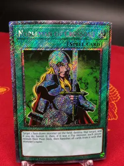 Nobleman of Crossout (Platinum Secret Rare) RA03-EN102 Yugioh Bonanza LP - Image 1