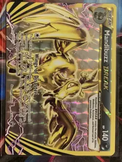Mandibuzz BREAK XY182 Pokemon TCG Card XY Promo Holo - Image 1
