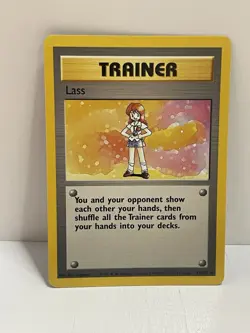 Pokemon WOTC TCG VTG Lass 075/102 Base Set Regular LP - Image 1