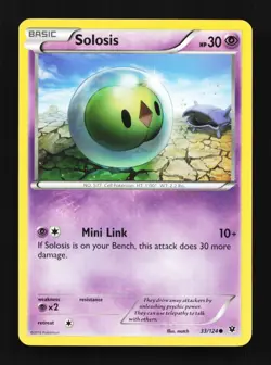 Solosis 33/124 LP Fates Collide English Pokemon Card TCG - Image 1
