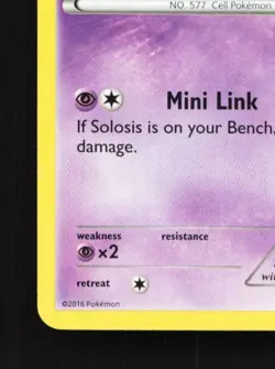 Solosis 33/124 LP Fates Collide English Pokemon Card TCG - Image 2