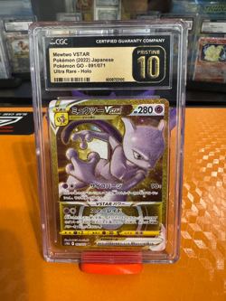 Mewtwo VSTAR 091/071 S10b: Pokemon GO Holo (Japanese) - CGC PRISTINE 10 - Image 1