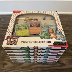 Pokemon Scarlet & Violet 151 Poster Collection Box (Full Case) Lot of 6 - Image 1