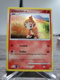 Moderately Played, English - 1 x Pokemon Chimchar - 76/130 - Alternate Holo - Image 1