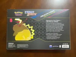 Pokemon Crown Zenith Pikachu VMAX Special Collection Box 5 Booster Packs Promo - Image 2
