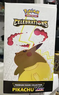 Pokemon TCG 25th Celebrations Premium Figure Collection Pikachu VMAX Box Sealed 820650809408 - Image 4
