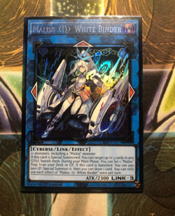 *** MALISS Q WHITE BIND ER *** 1ST EDITION COLLECTOR'S RARE CRBR-EN019 YUGIOH! - Image 1