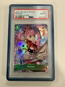 Perona (Alternate Art) OP12-034 Legacy of the Master Foil - Image 1