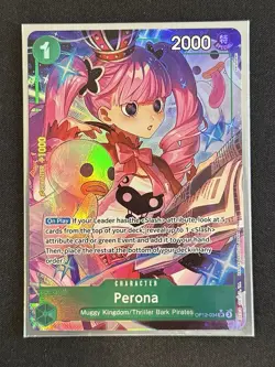 Perona (Alternate Art) OP12-034 Legacy of the Master Foil NM - Image 1