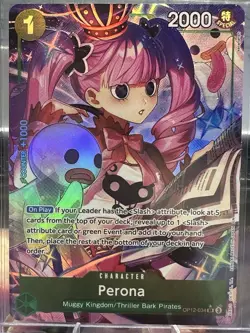 One Piece - Perona - OP12-034 (Alternate Art) - LEGACY OF THE MASTER - Image 3