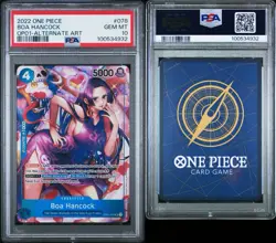 PSA 10 One Piece Boa Hancock SR Alt Art OP01-078 Romance Dawn English Gem Mint - Image 3