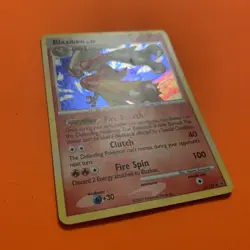 Blaziken Holo Rare LP 3/127 Pokemon Platinum Base Set Card TCG 003/127 LP DP - Image 4