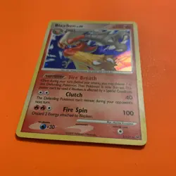 Blaziken Holo Rare LP 3/127 Pokemon Platinum Base Set Card TCG 003/127 LP DP - Image 5