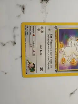 Giovanni's Meowth First Edition 74/132 LP Pokemon Gym Challenge Vintage WOTC - Image 3