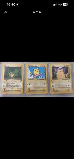 Pokemon TCG Card Game 2000 Pikachu World Collection 9 Card Set Sydney Exclusive - Image 2