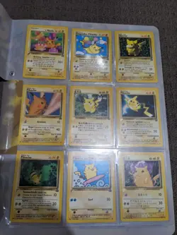 Pokemon TCG Card Game 2000 Pikachu World Collection 9 Card Set - Image 2