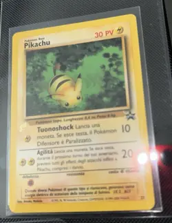 Pikachu 27 Pikachu World Collection 2000 Italian Pokemon TCG Near Mint - Image 1