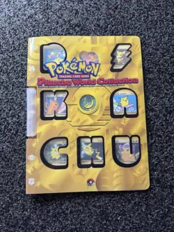 Pokemon Pikachu TCG World Collection 2000 Folder Binder Promo Set Mint Condition - Image 1