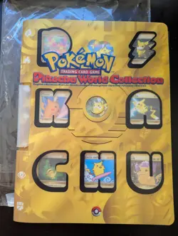 Pokemon TCG: Pikachu World Collection 2000 Full Set With Folder 9x Stamped Cards - Image 1