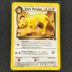 Dark Persian - 42/82 - Uncommon - Team Rocket - Pokemon Card - MP - Image 1