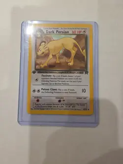 Dark Persian 42/82 Pokemon TCG Team Rocket 1st Edition MP/LP - Image 3