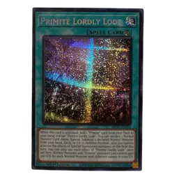 YuGiOh! Primite Lordly Lode (Prismatic Secret Rare) MP25-EN114 1st Ed NM - Image 1