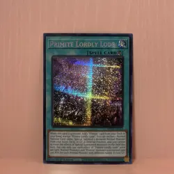 YuGiOh! Primite Lordly Lode (Prismatic Secret Rare) MP25-EN114 1st Ed NM - Image 3