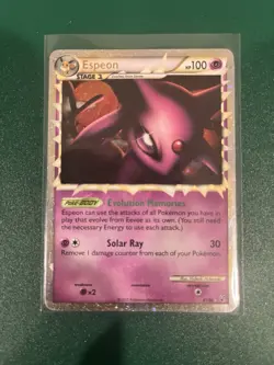 Espeon Prime 81/90 Ultra Rare HGSS Undaunted Pokemon TCG LP - Image 1