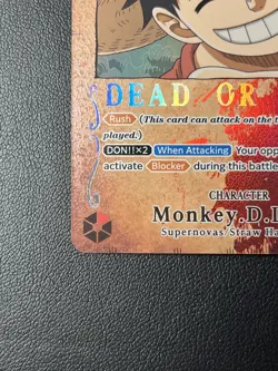 One Piece TCG Monkey. D. Luffy (SP) ST01-012 Wanted Poster Alternate Art - Image 5