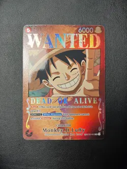 One Piece TCG Monkey. D. Luffy (SP) ST01-012 Wanted Poster Alternate Art - Image 1