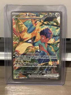 Hop's Zacian ex 186 Pokemon Journey Together Special Illustration Rare Card NM+ - Image 1