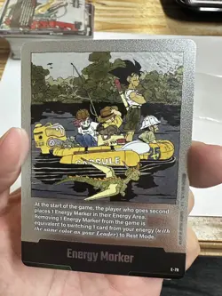 Energy Marker E-79 Silver Manga Booster 02 Dragon Ball Card ENG (NM) SHIPS FAST - Image 1