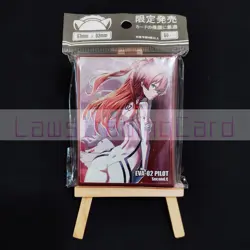EVA- Asuka Langley Soryu Card Sleeves 60ct 67mm X 92mm Standard Size - Image 1