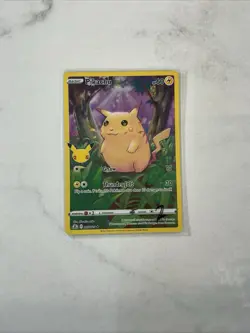 Pikachu 005/025 Celebrations Full Art Holo Rare 2021 Pokemon TCG - Image 1