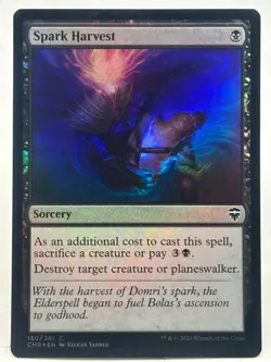 Spark Harvest NM/M* FOIL Commander Legends ENGLISH 150/361 mtg -UnltdCards - Image 1
