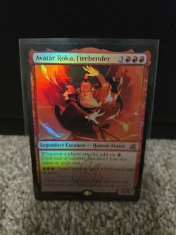 Avatar Roku, Firebender - FOIL #112 - Avatar: The Last Airbender - MTG - Image 1