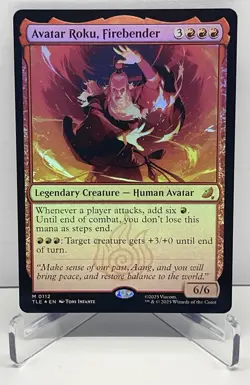Avatar Roku, Firebender - FOIL #112 - Avatar: The Last Airbender - NM MTG - Image 1