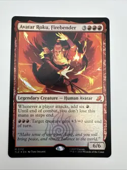 Avatar Roku, Firebender - FOIL #112 - Avatar: The Last Airbender - NM MTG - Image 3