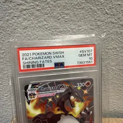 PSA 10 Charizard VMAX Shining Fates Full Art SV107/SV122 Pokemon Card FA 2021 - Image 3