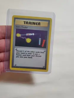 LP Pokemon TCG Item Finder 74/102 - Base Set 1999 - Rare Trainer - Image 1