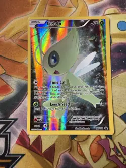 Pokemon TCG Mythical Celebi XY111 Full Art Black Star Holo Promo NM - Image 1
