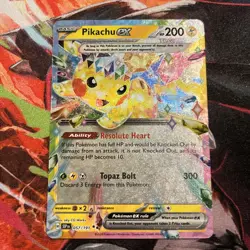 Pokemon TCG Pikachu ex 057/191 Surging Sparks Double Rare NM - Image 1