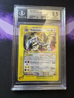 Pokemon Kabutops Skyridge Crystal Holo Rare #150 BGS 8.5 NM-MT+ - Image 1