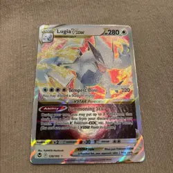 Pokemon TCG Lugia VSTAR Holo Silver Tempest 139/195 2022 Ultra Rare - Image 1