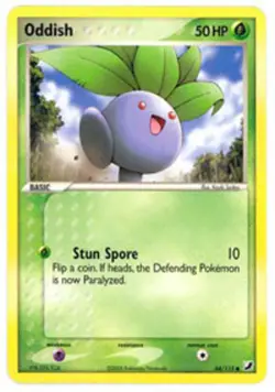 Pokemon - Oddish - 64/115 - Common - EX Unseen Forces - NM - Image 1