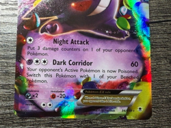 POKEMON GENGAR EX 34/119 ULTRA RARE HOLO 2014 LP-NM + NEW DARKRAI SLEEVE - Image 3
