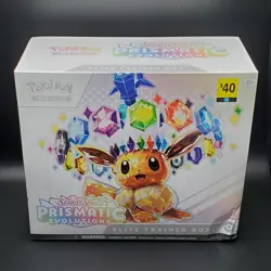 Prismatic Evolutions - Elite Trainer Box (ETB) - Pokemon TCG - New & Sealed #B8 - Image 1